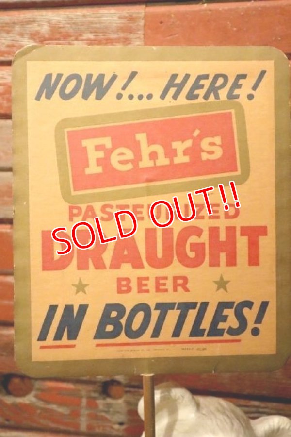 画像13: ct-231206-22 Fehr’s Beer / Fehr’s Bear 1950's Advertising Display