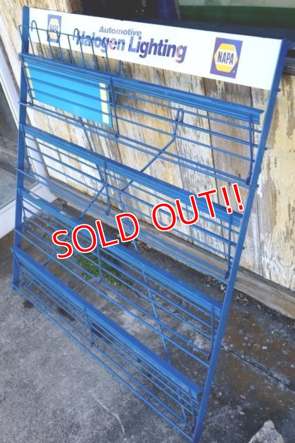 画像12: dp-230901-47 NAPA / Automotive Halogen Lighting Metal Rack