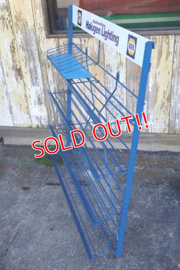 画像6: dp-230901-47 NAPA / Automotive Halogen Lighting Metal Rack