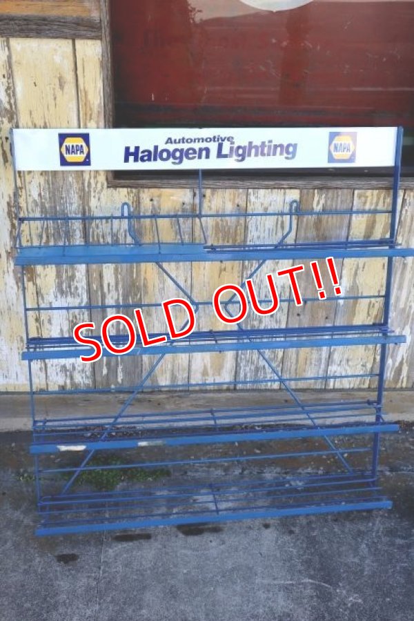 画像1: dp-230901-47 NAPA / Automotive Halogen Lighting Metal Rack