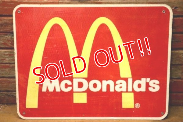 画像1: dp-240101-49 McDonald's / Road Side Sign