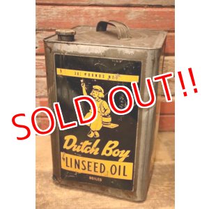 画像: dp-240101-36 Dutch Boy / 1960's 38 POUNDS 3/4 LINSEED OIL CAN