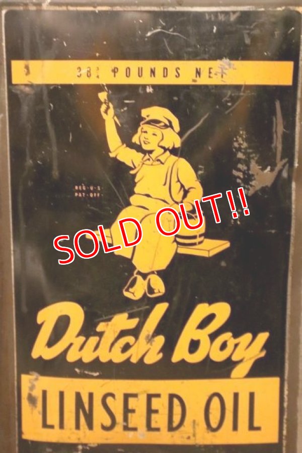 画像2: dp-240101-36 Dutch Boy / 1960's 38 POUNDS 3/4 LINSEED OIL CAN