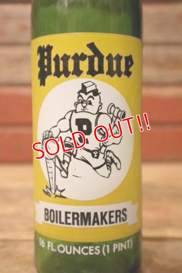 画像2: dp-240101-56 7up / Purdue BOILERMAKERS 1970's Bottle