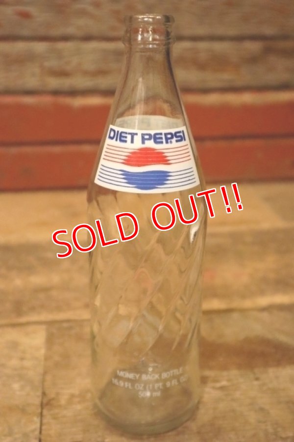 画像3: dp-240101-54 DIET PEPSI / 1980's 16.9 FL.OZ (500ml) Bottle
