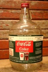 画像: dp-240101-12 Coca-Cola / 1960's Gallon Soda Fountain Syrup Jug Bottle (E)