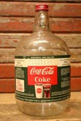 画像: dp-240101-15 Coca-Cola / 1960's Gallon Soda Fountain Syrup Jug Bottle (H)
