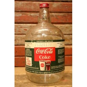 画像: dp-240101-15 Coca-Cola / 1960's Gallon Soda Fountain Syrup Jug Bottle (H)