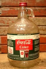画像: dp-240101-08 Coca-Cola / 1960's Gallon Soda Fountain Syrup Jug Bottle (A)