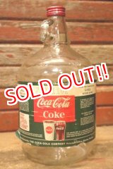画像: dp-240101-10 Coca-Cola / 1960's Gallon Soda Fountain Syrup Jug Bottle