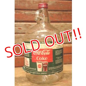 画像: dp-240101-10 Coca-Cola / 1960's Gallon Soda Fountain Syrup Jug Bottle