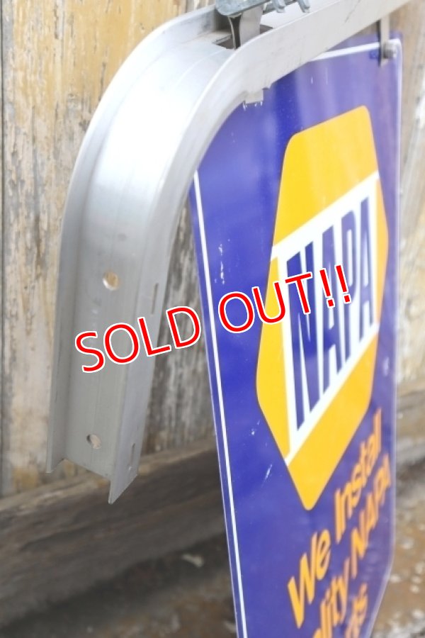 画像14: dp-240101-44 NAPA 1986 W-side Metal Sign