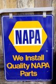 画像8: dp-240101-44 NAPA 1986 W-side Metal Sign