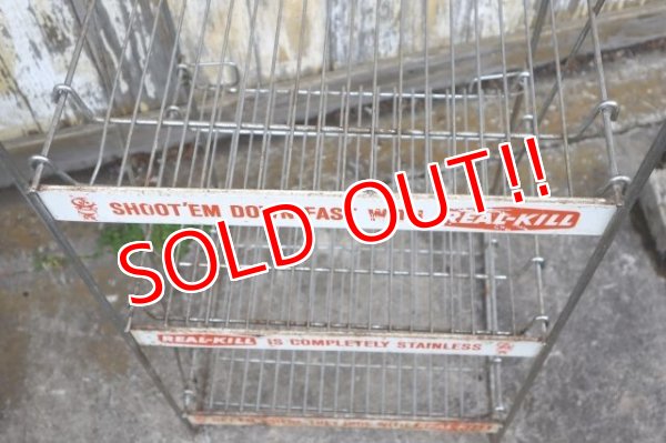 画像5: dp-240101-48 REAL-KILL Vintage Wire Shelf Display Rack