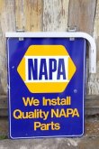 画像1: dp-240101-44 NAPA 1986 W-side Metal Sign