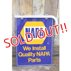 画像: dp-240101-44 NAPA 1986 W-side Metal Sign