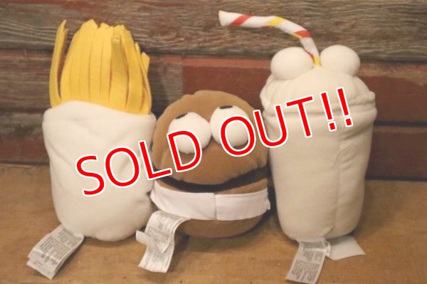 画像6: ct-240101-08 McDonald's / 1997 Hamburger, Milkshake and French Fries Bean Bag Plush Doll