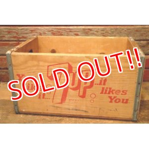 画像: dp-240214-13 7up / 1970's Wood Box