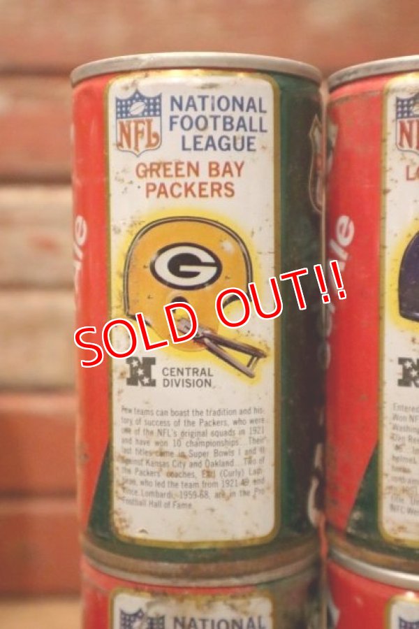 画像2: ct-240101-63 CANADA DRY Ginger Ale / 1970's NFL Team Can Set of 6