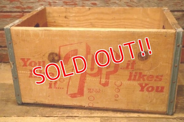 画像3: dp-240214-13 7up / 1970's Wood Box