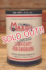 画像: dp-240214-18 MAXOIL / Special LUBRICANT FOR GASOLINE 8 FL. OZ. CAN