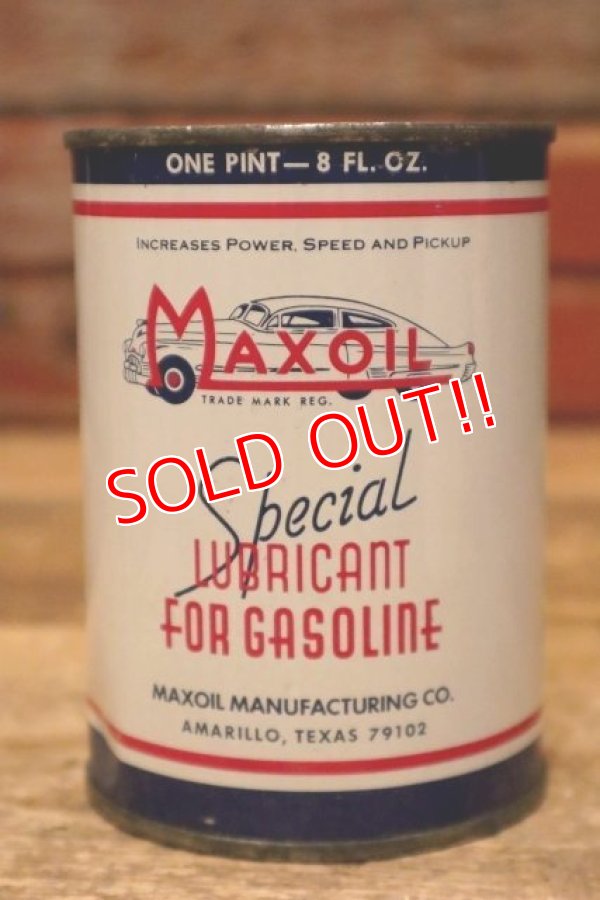 画像1: dp-240214-18 MAXOIL / Special LUBRICANT FOR GASOLINE 8 FL. OZ. CAN