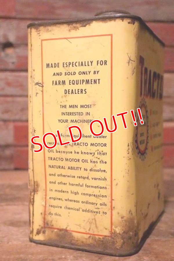 画像4: dp-230901-60 TRACTO / 2 U.S.GALLONS MOTOR OIL CAN