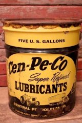 画像: dp-240101-42 Cen-Pe-Co LUBRICANTS / 1970's-1980's 5 U.S.GALLONS Oil Can