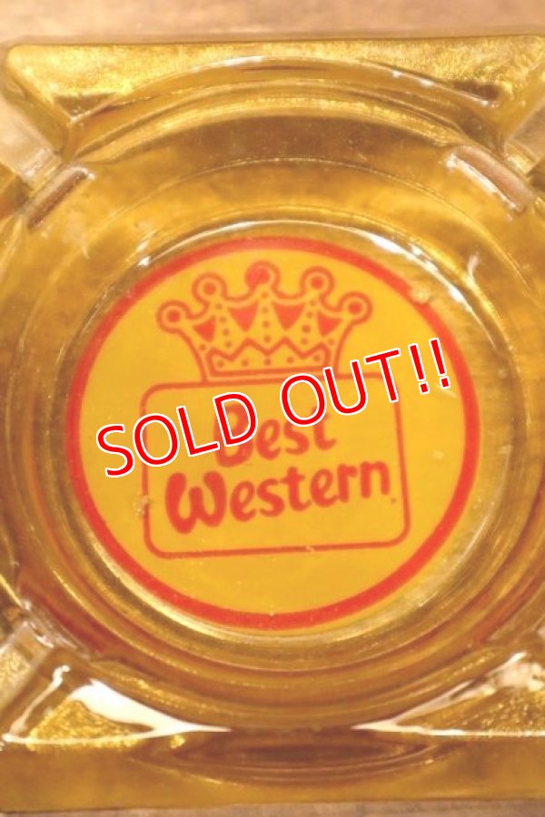 画像1: dp-240214-22 Best Western / Vintage Glass Ashtray