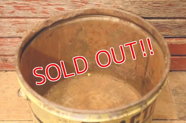 画像8: dp-240101-52 TRACTO / 1960's 25 POUNDS GREASE CAN