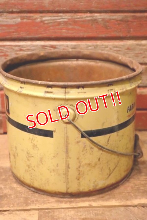 画像4: dp-240101-52 TRACTO / 1960's 25 POUNDS GREASE CAN