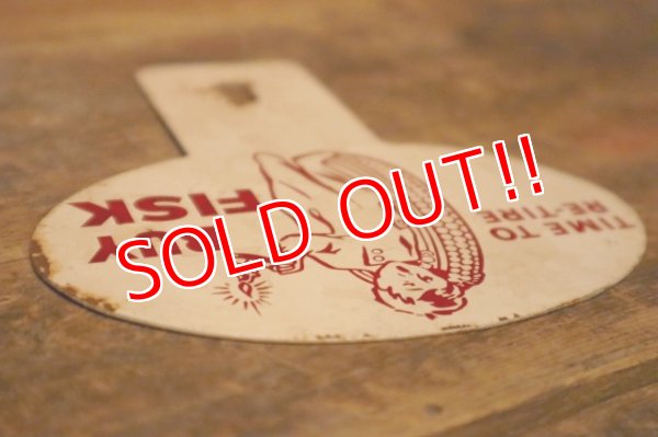 画像7: dp-240214-25 FISK TIRES / 1940's-1950's License Topper