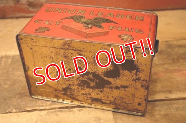 画像9: dp-240214-08 UNION LEADER CUT PLUG / 1930's〜1940's Tin Box