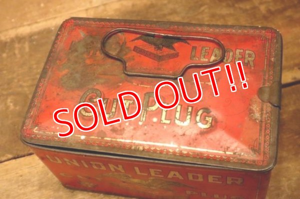 画像6: dp-240214-08 UNION LEADER CUT PLUG / 1930's〜1940's Tin Box
