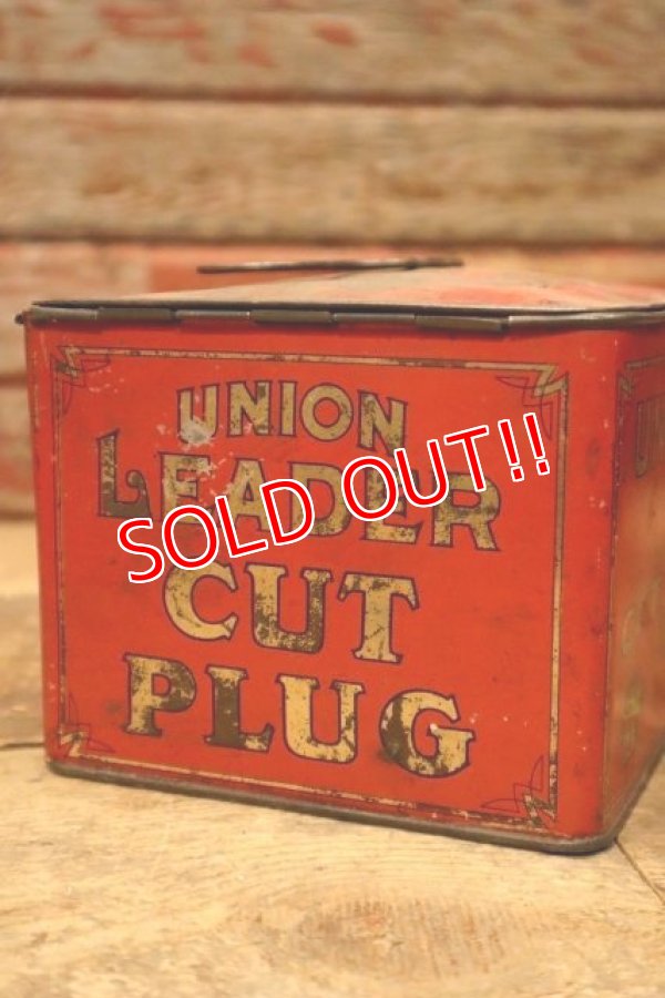 画像4: dp-240214-08 UNION LEADER CUT PLUG / 1930's〜1940's Tin Box