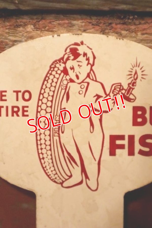 画像2: dp-240214-25 FISK TIRES / 1940's-1950's License Topper