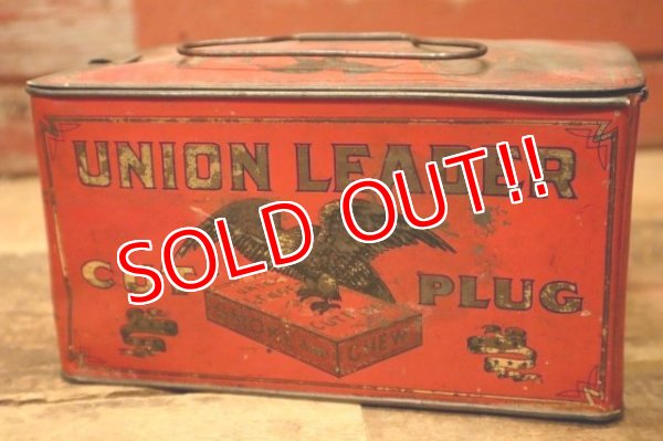 画像3: dp-240214-08 UNION LEADER CUT PLUG / 1930's〜1940's Tin Box