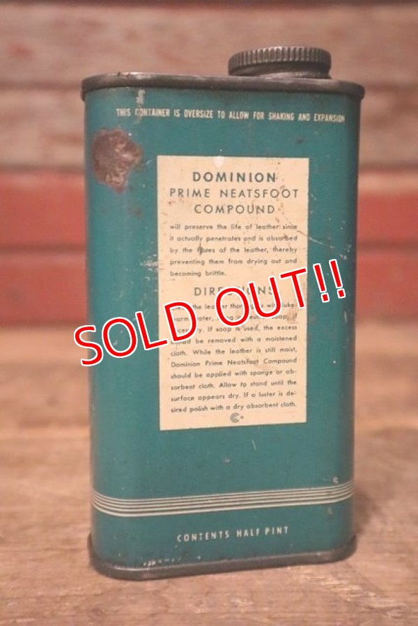 画像2: dp-230901-120 DOMINION PRODUCTS / PRINE NEATSFOOT COMPOUND CAN