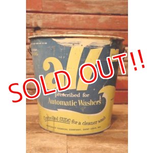 画像: dp-240214-04 all / 1950's-1960's Laundry Detergent Galvanized Metal Bucket