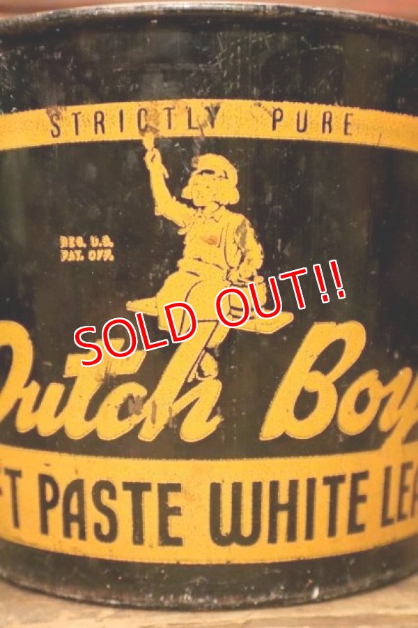 画像2: dp-240214-05 Dutch Boy/ 1950's-1960's SOFT PASTE WHITE LEAD 25 LBS. NET Bucket