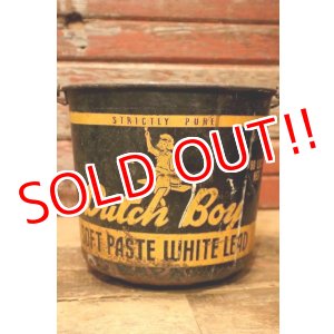 画像: dp-240214-06 Dutch Boy/ 1950's-1960's SOFT PASTE WHITE LEAD 50 LBS. NET Bucket