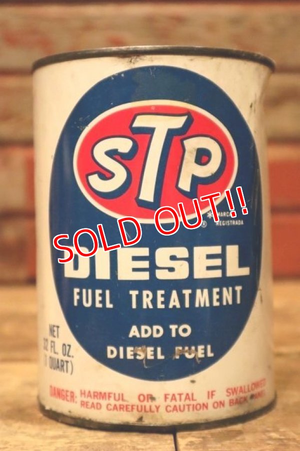 画像1: dp-240207-20 STP / 1970's DIESEL FUEL TREATMENT One U.S. Quart Can