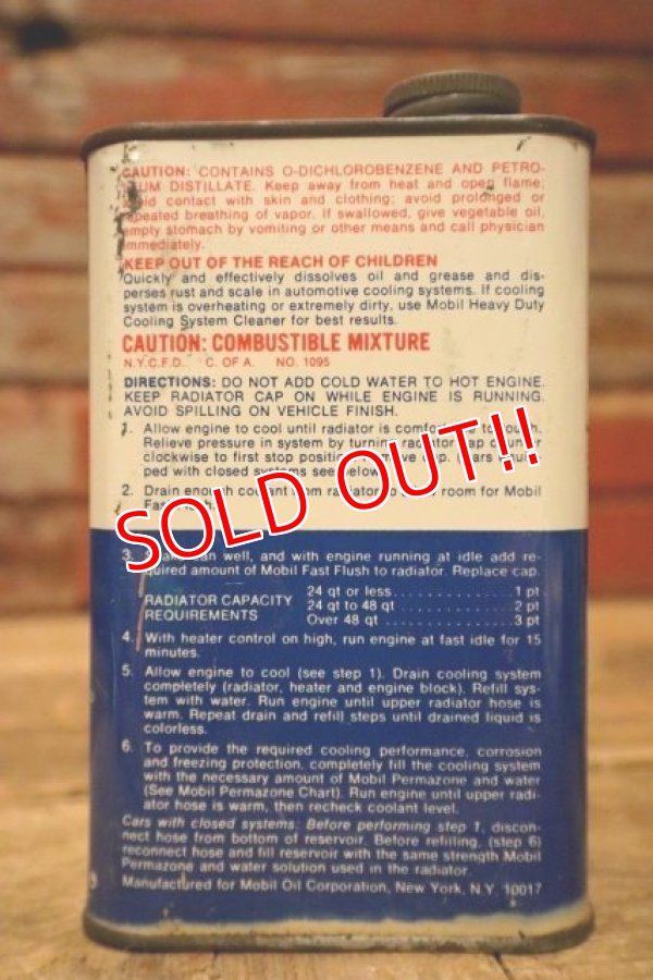 画像3: dp-240207-07 Mobil / 1970's〜 fast flush One Pint Can