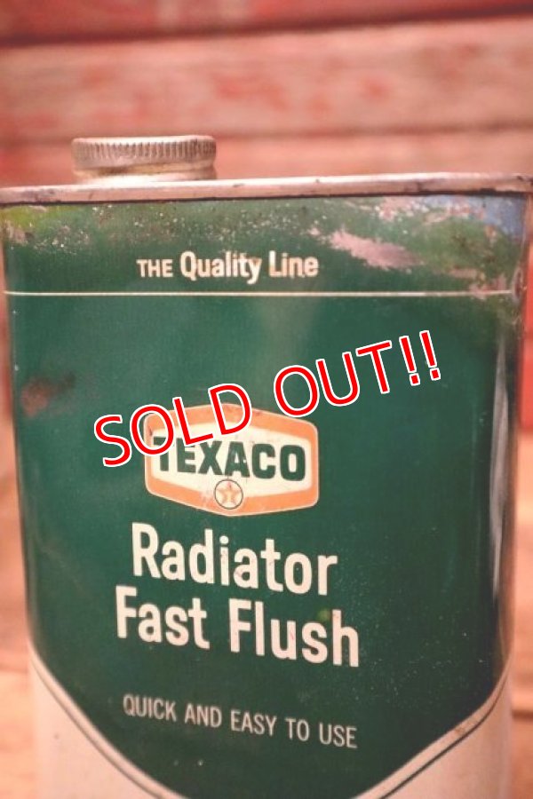 画像2: dp-240207-07 TEXACO / 1960's-1970's Radiator Fast Flush One Pint Can