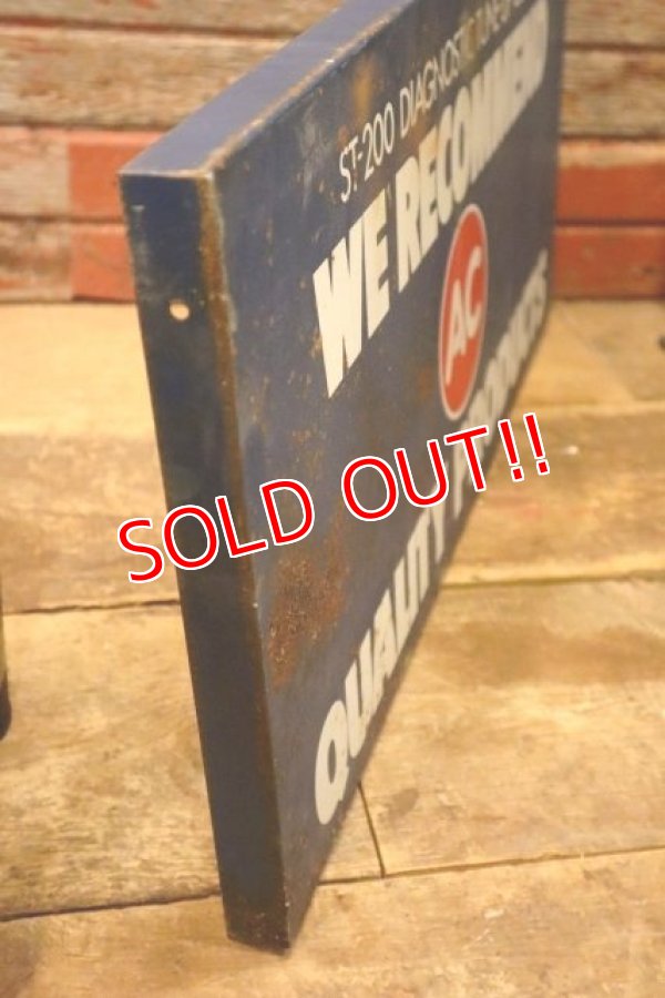 画像5: dp-240207-01 AC SPARK PLUGS 1960's Plug Tester Metal Sign