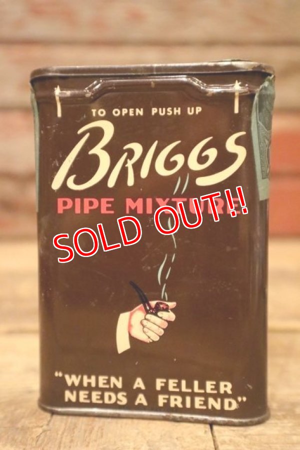 画像1: dp-230601-15 BRIGGS PIPE MIXTURE / 1940's-1950's Tin Case