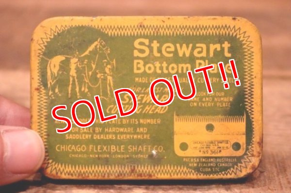 画像2: dp-231016-25 CHICAGO FLEXIBLE SHAFT CO. / 1920's Stewart Bottom Plate Tin Case