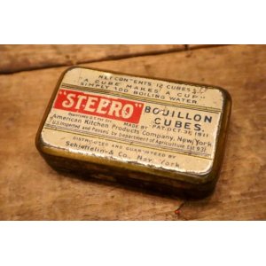 画像: dp-231016-43 American Kitchen Products Company / 1940's-1950's STEERO BOUILLON CUBES Tin Case