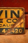 画像3: dp-240207-22 ARVIN FENCE CO. Metal Sign