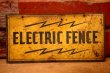 画像1: dp-240207-22 ELECTRIC FENCE Metal Sign